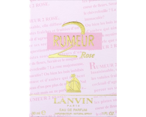 Парфюмерная вода Lanvin Rumeur 2 Rose EdP (30 мл) Парфюмерная вода Lanvin Rumeur 2 Rose EdP (30 мл)
