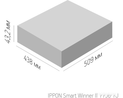 Источник бесперебойного питания IPPON Smart Winner II 1150 1U 1384149