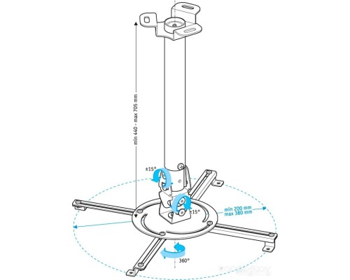 Кронштейн Holder PR-104 (белый)