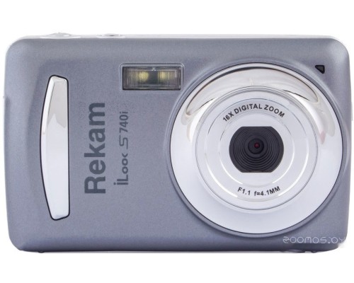 Цифровая фотокамера REKAM iLook S740i (темно-серый)