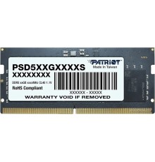 Модуль памяти Patriot Signature Line 8ГБ DDR5 4800 МГц PSD58G480041S