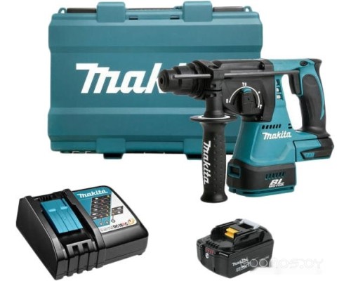 Перфоратор Makita DHR242RT (с 1-им АКБ, кейс)