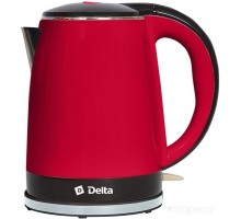 Электрический чайник DELTA DL-1370 (красный/черный)