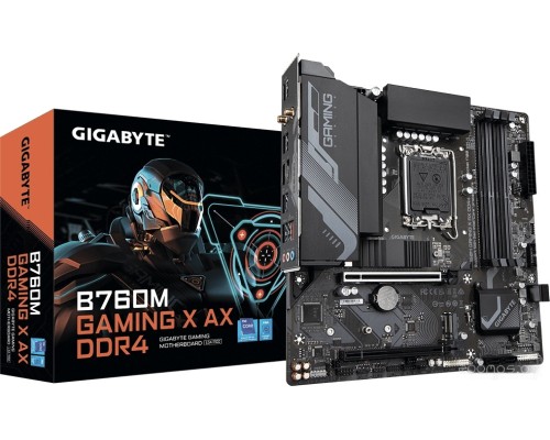 Материнская плата Gigabyte B760M Gaming X AX DDR4 (rev. 1.x)