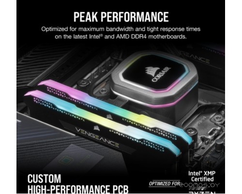 Модуль памяти Corsair Vengeance RGB PRO SL 2x8ГБ DDR4 4000 МГц CMH16GX4M2Z4000C18