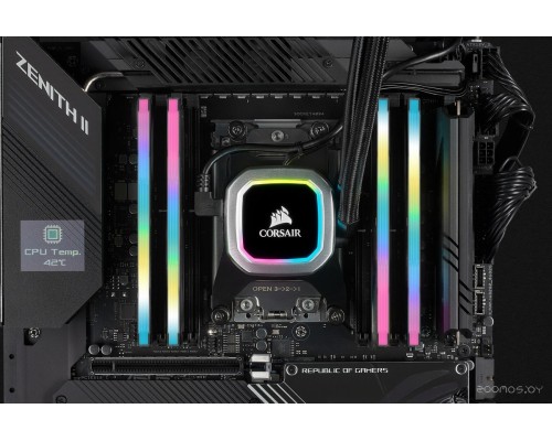 Модуль памяти Corsair Vengeance RGB PRO SL 2x8ГБ DDR4 4000 МГц CMH16GX4M2Z4000C18