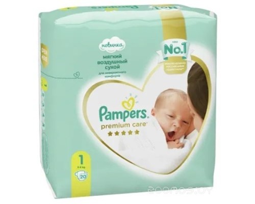 Подгузники Pampers Premium Care 1 Newborn (20шт)