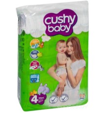 Подгузники Cushy Baby Maxi (60шт)