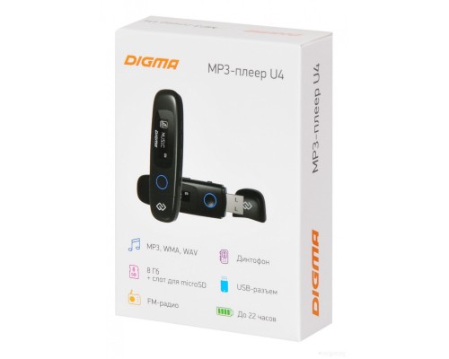 MP3-плеер DIGMA U4 8GB