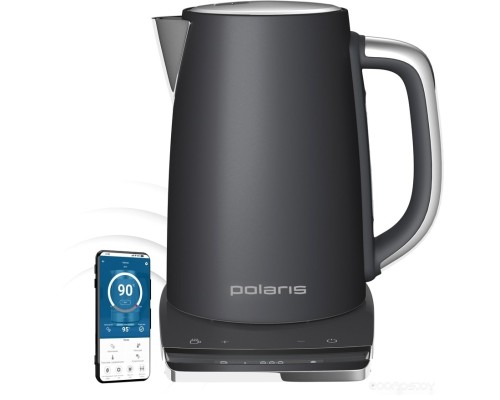 Электрический чайник Polaris PWK 1755CAD WIFI IQ Home (серый)