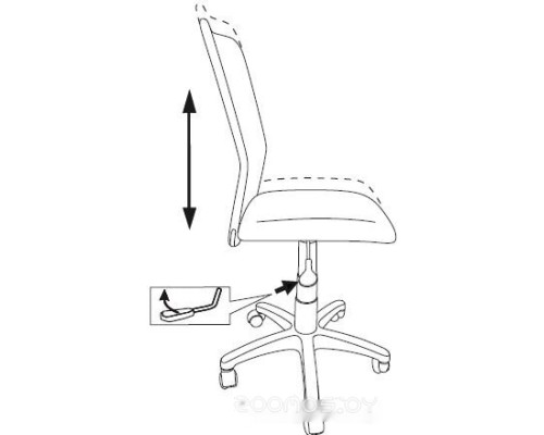 Компьютерное кресло Бюрократ KD-9/WH/TW-13A (розовый)