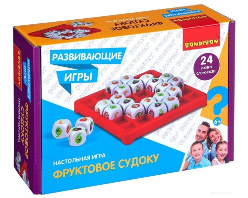 Развивающая игра Bondibon Фруктовое судоку / ВВ4513