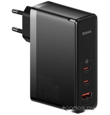 Сетевое зарядное Baseus GaN5 Pro Fast Charger 2C+U 140W EU (черный)