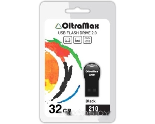 USB Flash OltraMax  210 32GB (черный) [OM-32GB-210-Black]