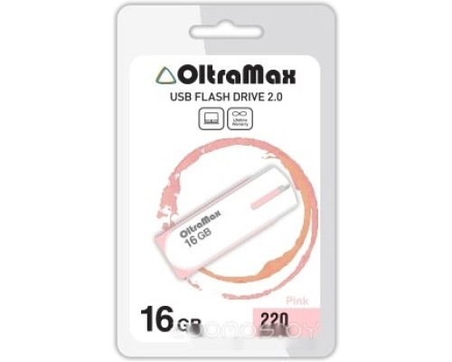 USB Flash OltraMax  220 16GB (розовый) [OM-16GB-220-Pink]