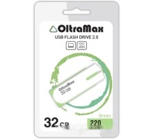 USB Flash OltraMax  220 32GB (зеленый) [OM-32GB-220-Green]