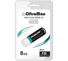 USB Flash OltraMax  230 8GB (черный) [OM-8GB-230-Black]