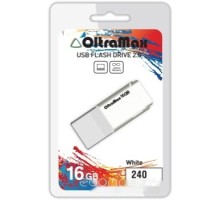 USB Flash OltraMax  240 16GB (белый) [OM-16GB-240-White]