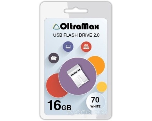 USB Flash OltraMax  70 16GB (белый)