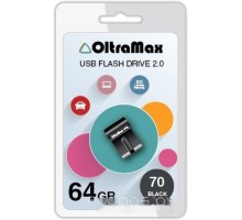 USB Flash OltraMax  70 64GB (черный) [OM-64GB-70-Black]