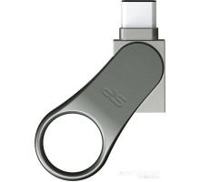 USB Flash Silicon Power Mobile 80 Gray 64GB (SP064GBUC3C80V1S)