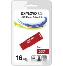 USB Flash Exployd 560 16GB (красный) [EX-16GB-560-Red]