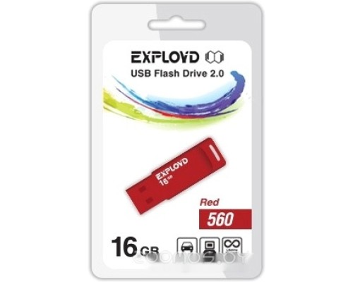 USB Flash Exployd 560 16GB (красный) [EX-16GB-560-Red]