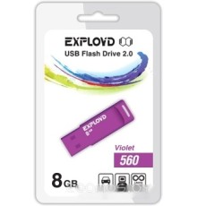 USB Flash Exployd 560 8GB (фиолетовый) [EX-8GB-560-Violet]