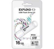 USB Flash Exployd 570 16GB (белый) [EX-16GB-570-White]