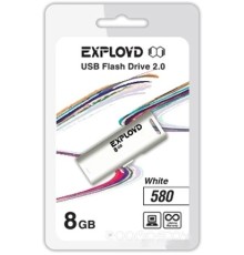 USB Flash Exployd 580 8GB (белый)