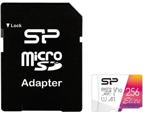 Карта памяти Silicon Power Elite A1 microSDXC SP256GBSTXBV1V20SP 256GB