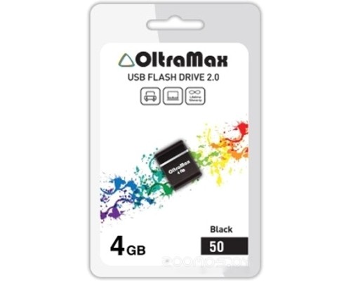 USB Flash OltraMax  50 4GB (черный)