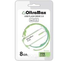 USB Flash OltraMax  220 8GB (зеленый) [OM-8GB-220-Green]