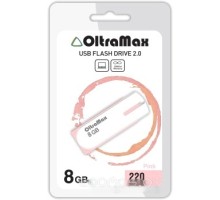 USB Flash OltraMax  220 8GB (розовый) [OM-8GB-220-Pink]