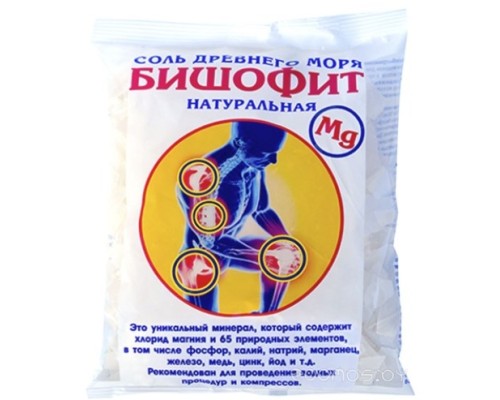Соль для ванны Saules Sapnis Бишофит магниевая сухая без добавок (500г)