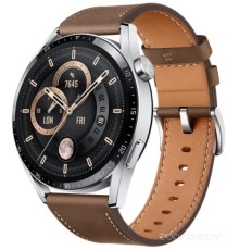 Умные часы Huawei Watch GT 3 JPT-B29 Stainless Steel Case (коричневый)