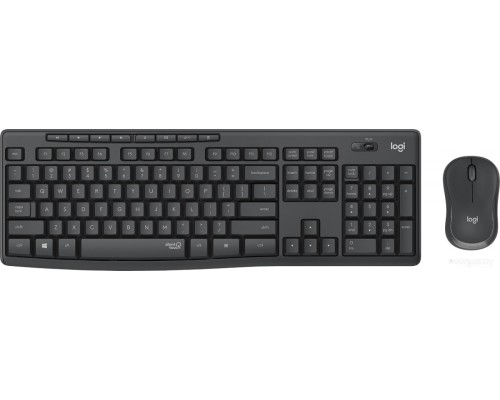 Клавиатура + мышь Logitech MK295 Silent (графитовый, нет кириллицы)