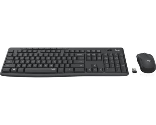 Клавиатура + мышь Logitech MK295 Silent (графитовый, нет кириллицы)