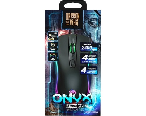 Игровая мышь Qumo Dragon War Onyx