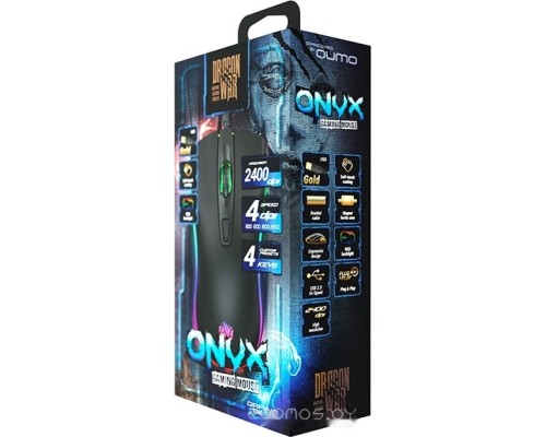 Игровая мышь Qumo Dragon War Onyx