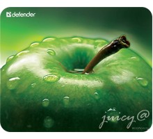 Коврик для мыши Defender Juicy Sticker (зеленое яблоко)