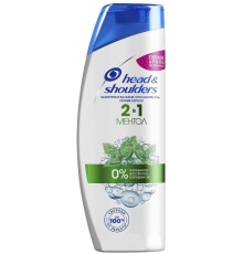 Шампунь для волос Head & Shoulders Ментол против перхоти 2 в 1 (400мл)