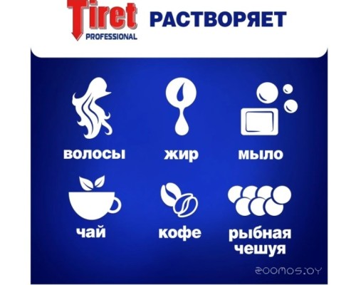 Средство для устранения засоров Tiret Professional (1л)