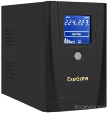 Источник бесперебойного питания Exegate LLB-1000.LCD.AVR.1SH.2C13