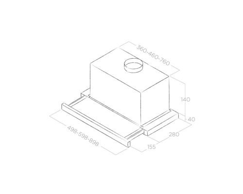 Вытяжка Elica ELITE14 LUX GRIX/A/50
