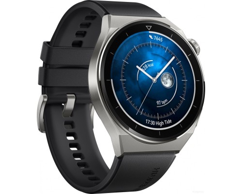 Умные часы Huawei Watch GT 3 Pro Titanium 46 мм (серый/черный)