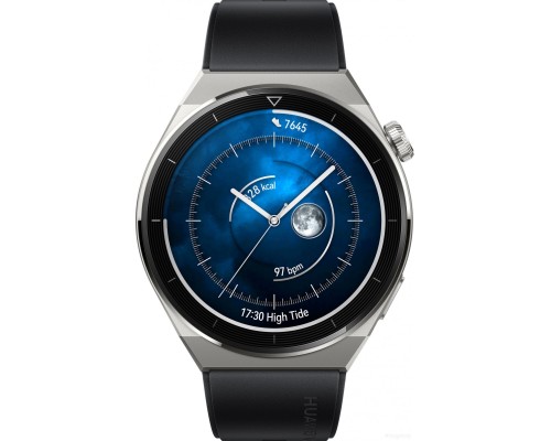 Умные часы Huawei Watch GT 3 Pro Titanium 46 мм (серый/черный)