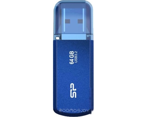 USB Flash Silicon Power Helios 202 64GB (синий)