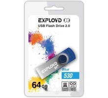 USB Flash Exployd 530 64GB (синий) [EX064GB530-Bl]