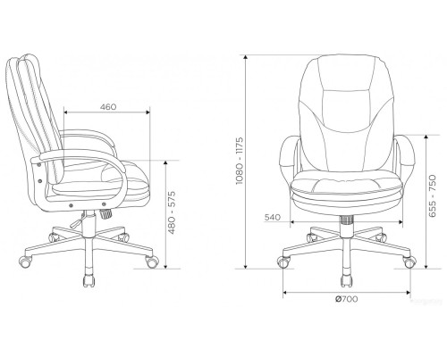 Офисное кресло Бюрократ CH-868N Fabric (черный Light-20)